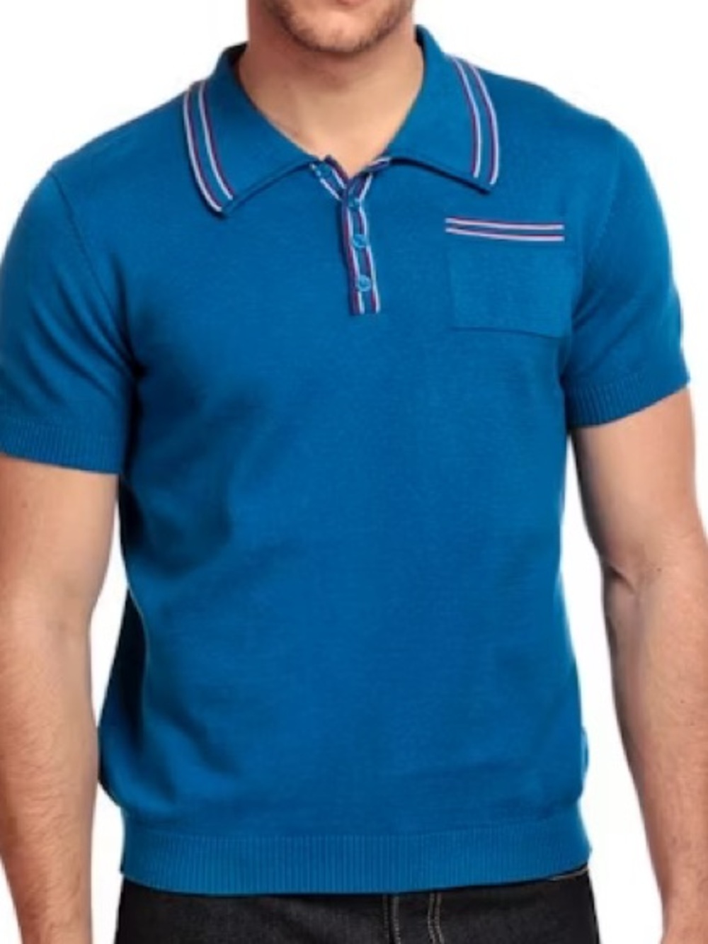 Collectif Pablo Plain Knitted Polo